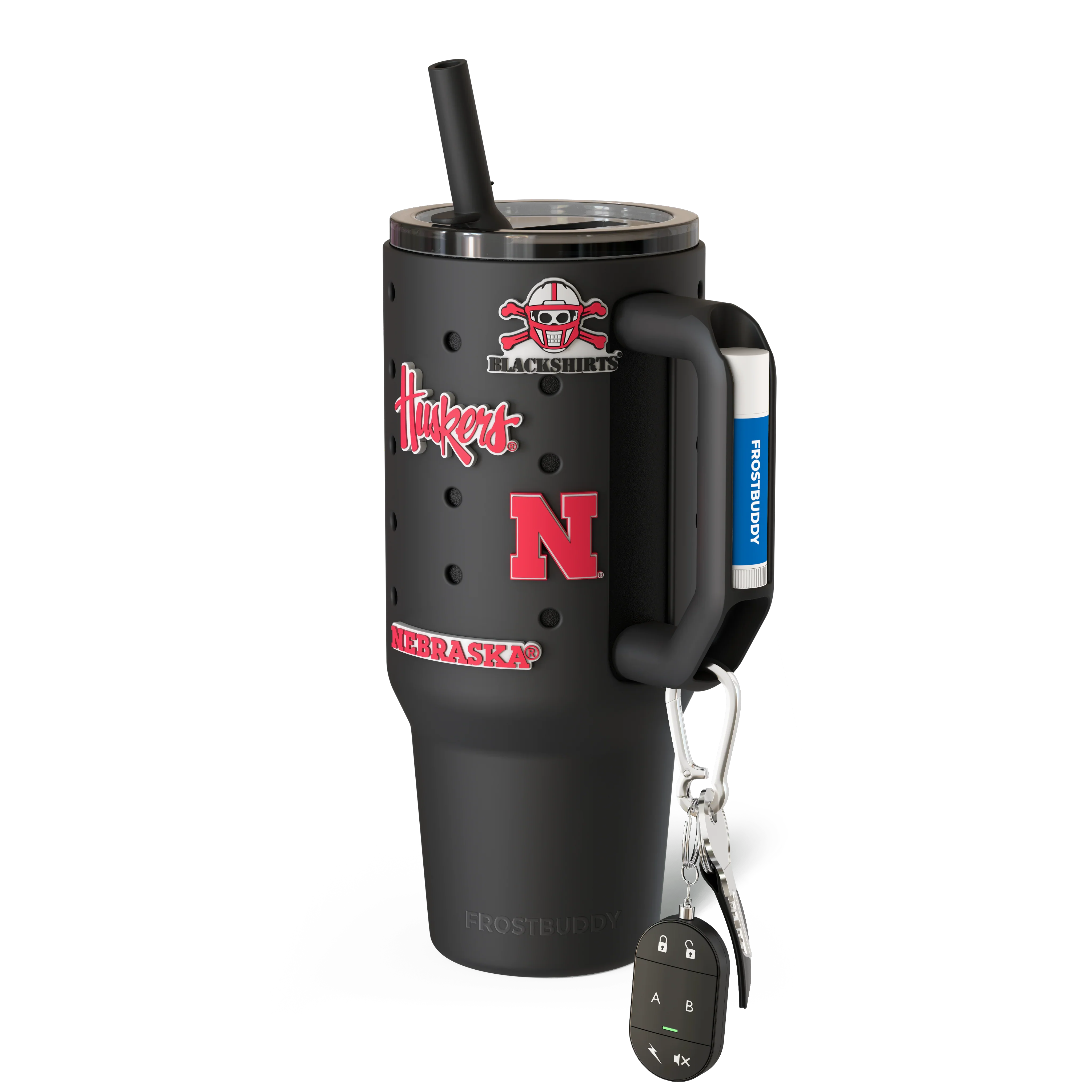 Thicc Buddy 40oz | Nebraska Cornhuskers | Skin + Budz Bundle