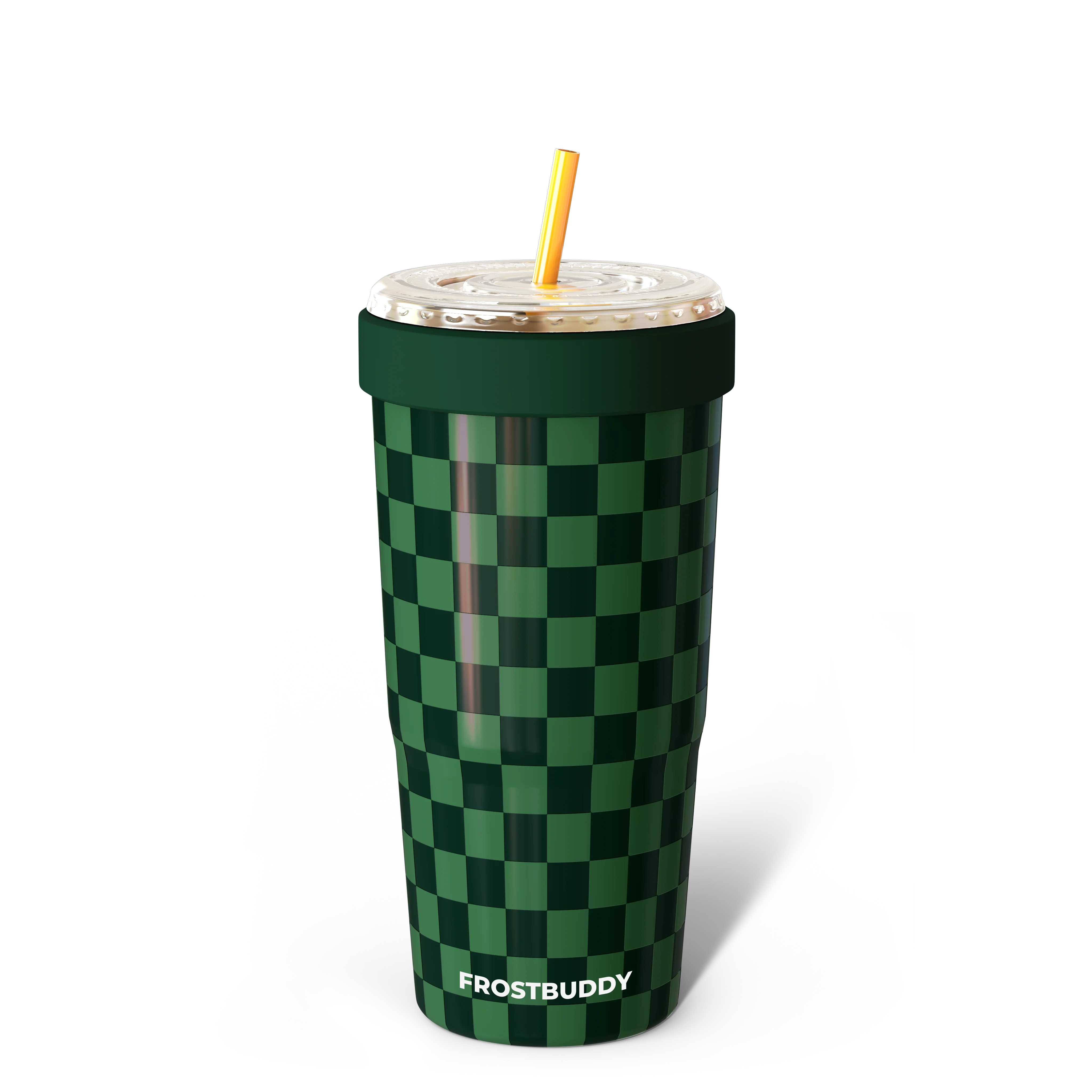 To-Go Buddy | Green Checkered
